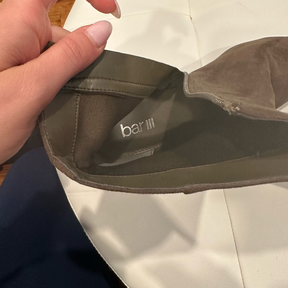 Bar lll booties, never worn, size 8.5